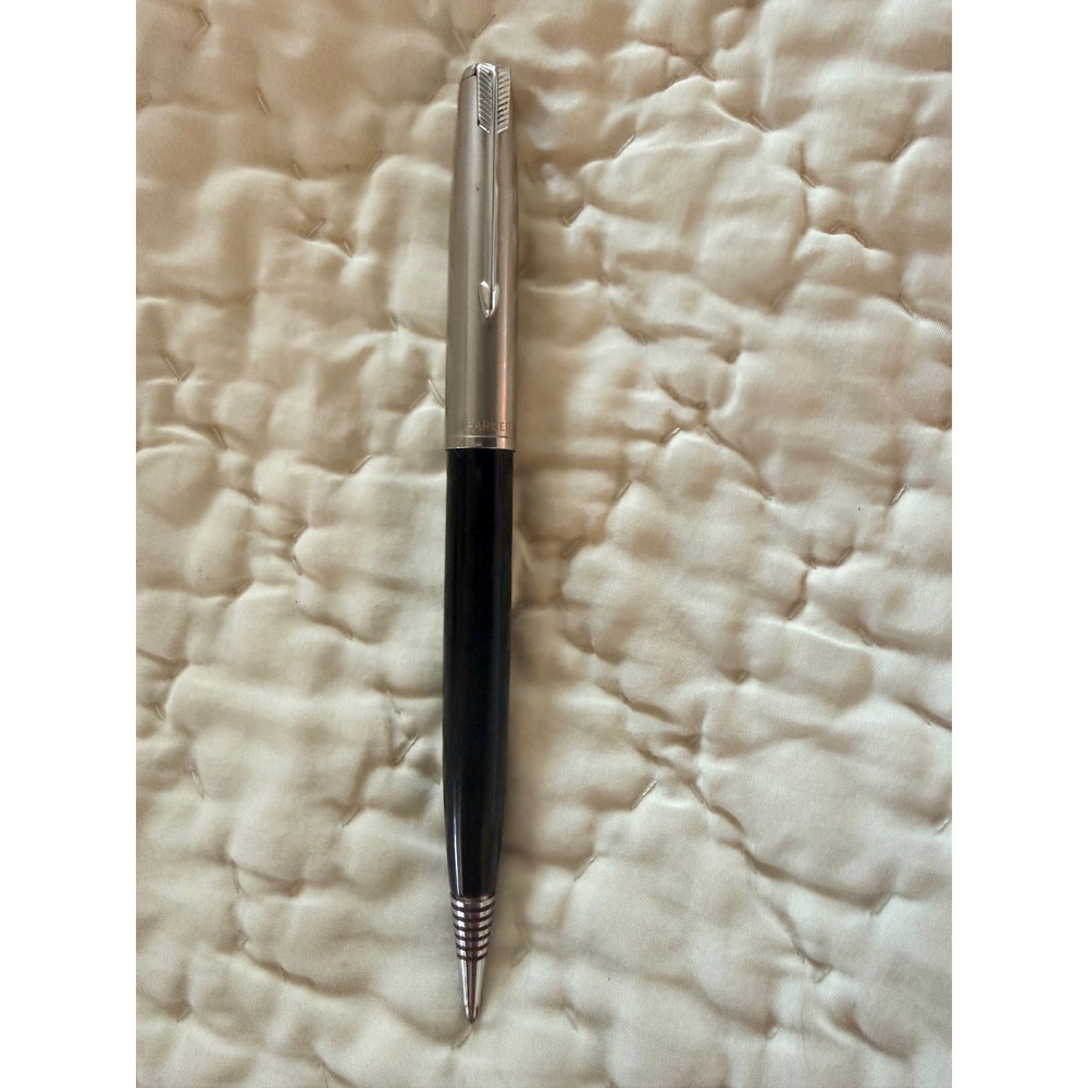 Vintage Parker 51 Mechanical Pencil Black and Lustraloy‎ Steel Cap Arrow Clip